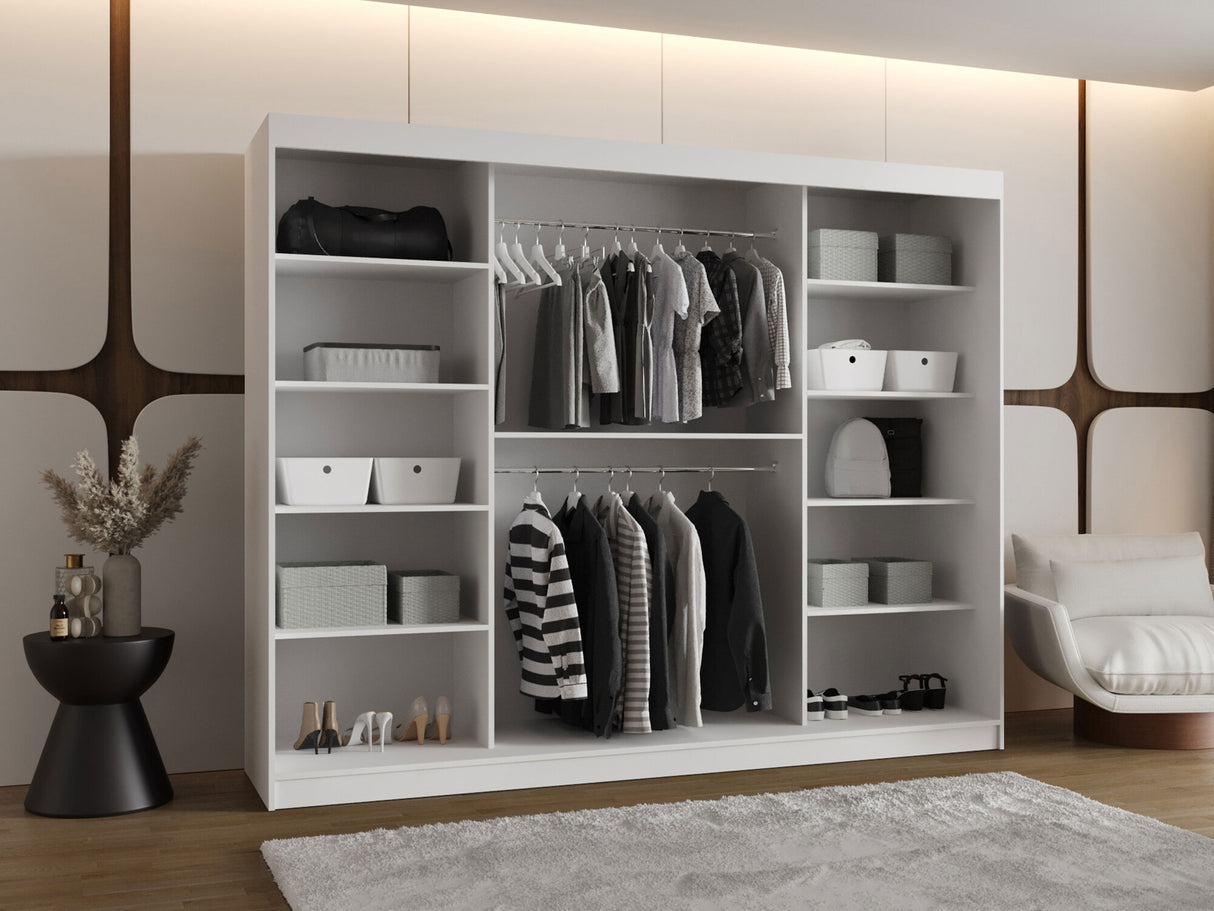 Gardróbszekrény WIKA 250, Szín: Kasmír, Fiókok: Nem