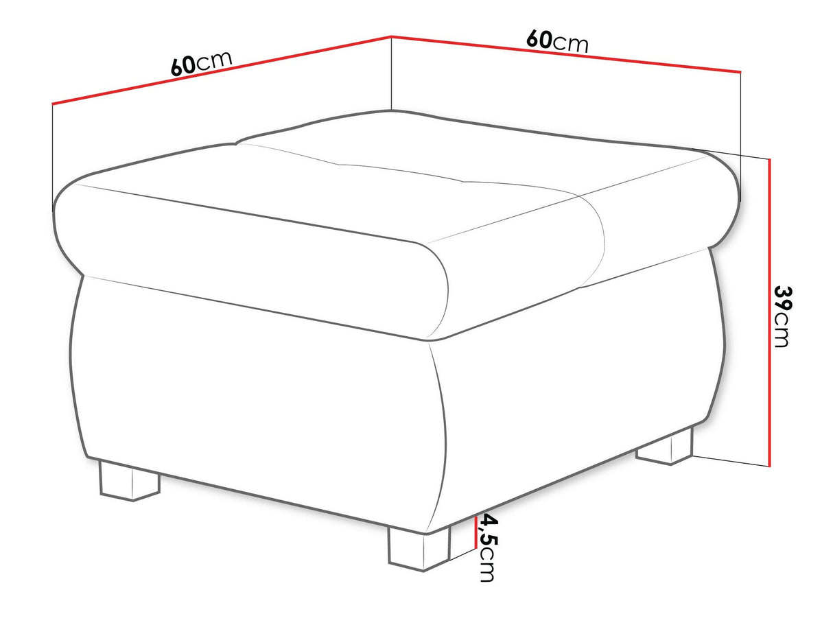 Puff Orkan M (Herkules), Szín: Coral 50