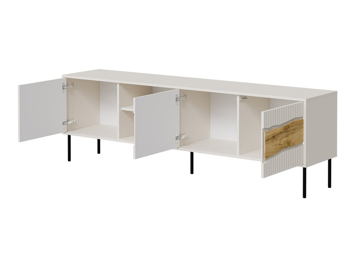 TV-állvány RTV INSERTO 190 3D1W (Wotan tölgy + Kasmír)