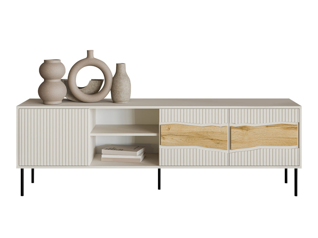 TV-állvány RTV INSERTO 190 3D1W (Wotan tölgy + Kasmír)