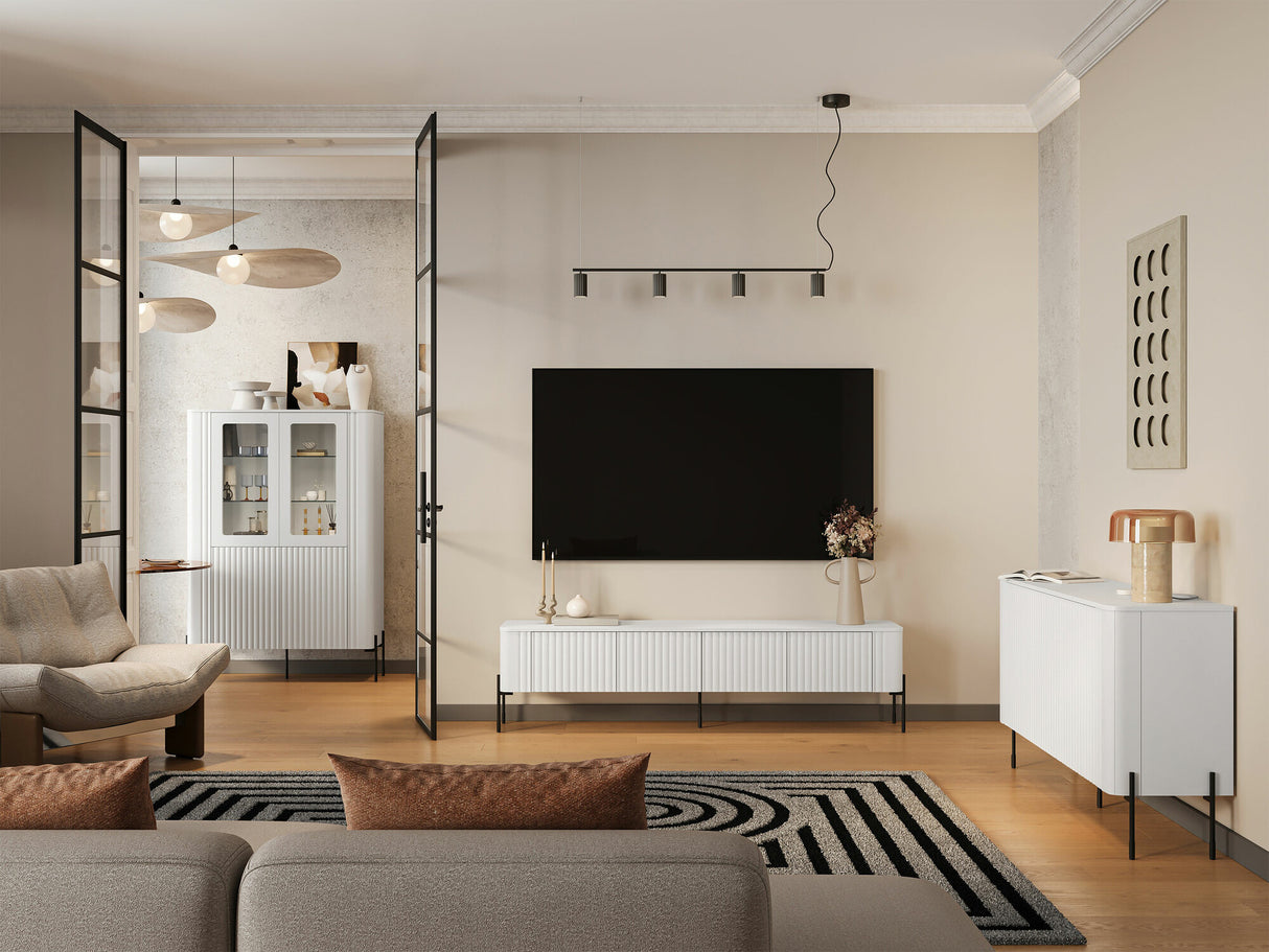 Szekrény Komoda VERA 150, Szín: Fehér