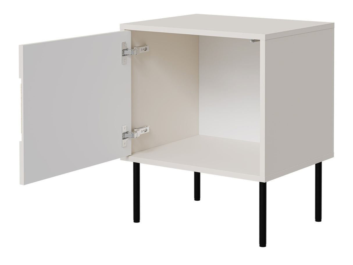 Éjjeliszekrény szett Szafka nemcna INSERTO 1D 2szt. (Fekete + Wotan tölgy)