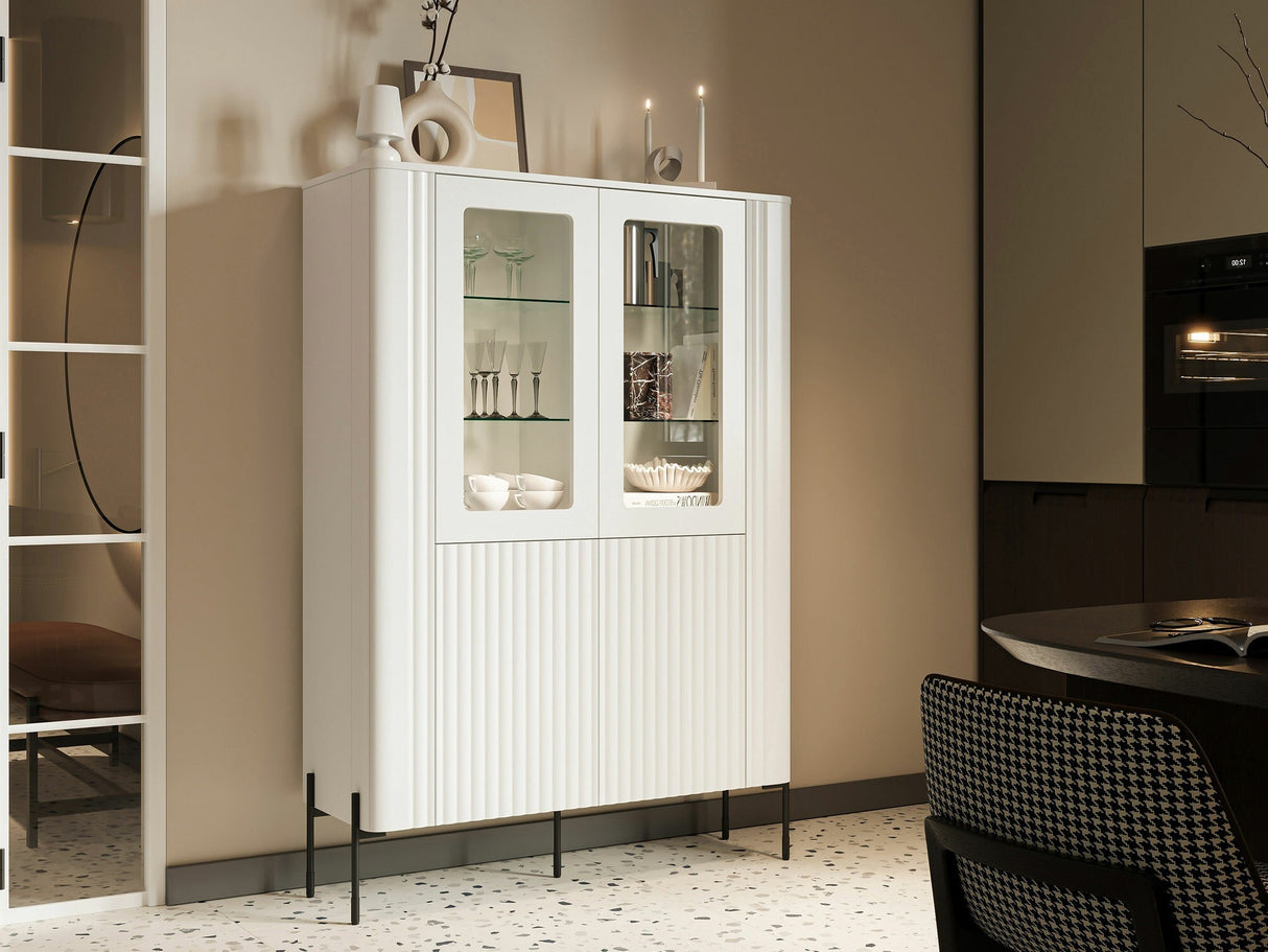 Könyvespolc Witryna VERA 110, Szín: Fehér