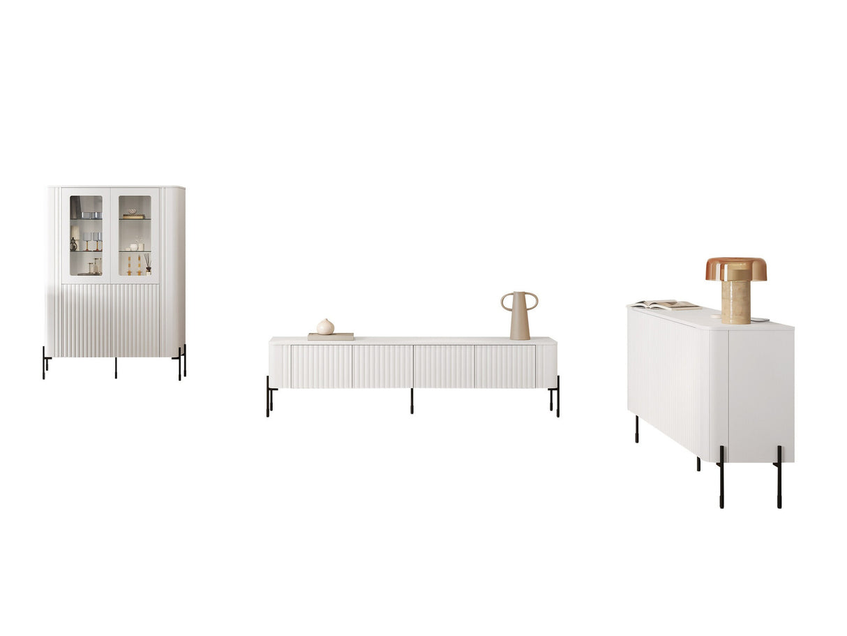 Nappali szett Meble VERA I, Szín: Fehér