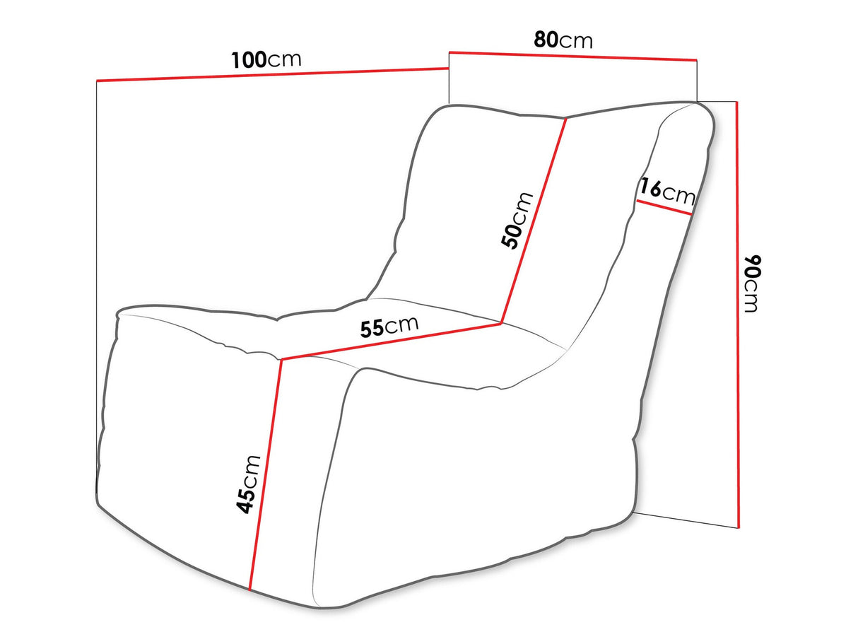 Babzsák Fotel REST, Szín: Poso 27