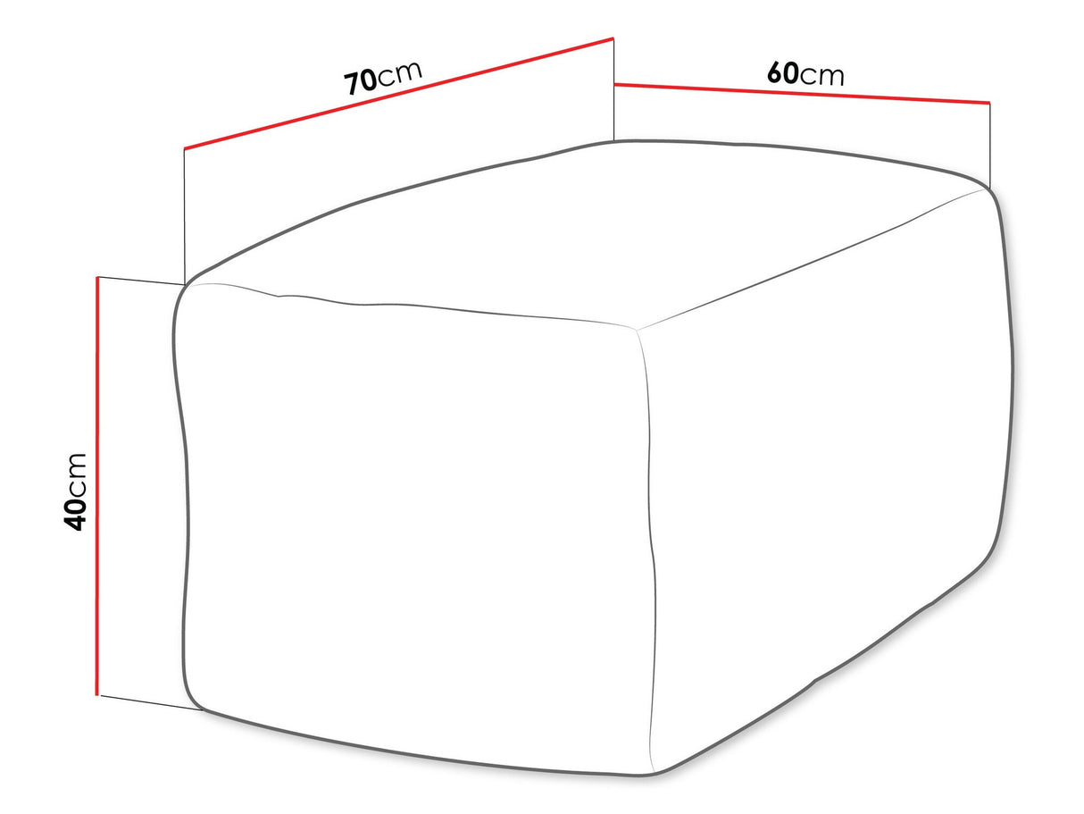 Babzsák Podnóżek EASY, Szín: Poso 27