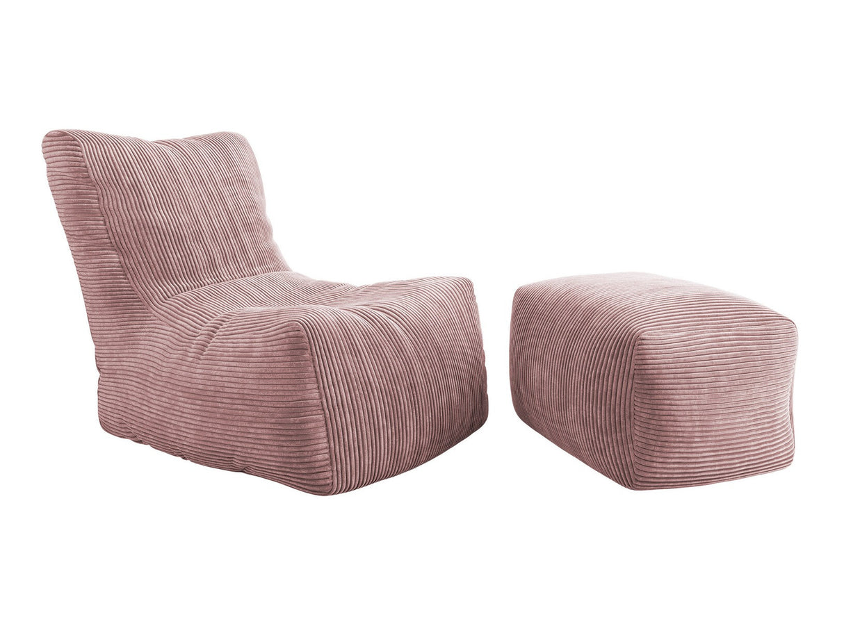 Babzsák Fotel REST + podnóżek EASY, Szín: Poso 27