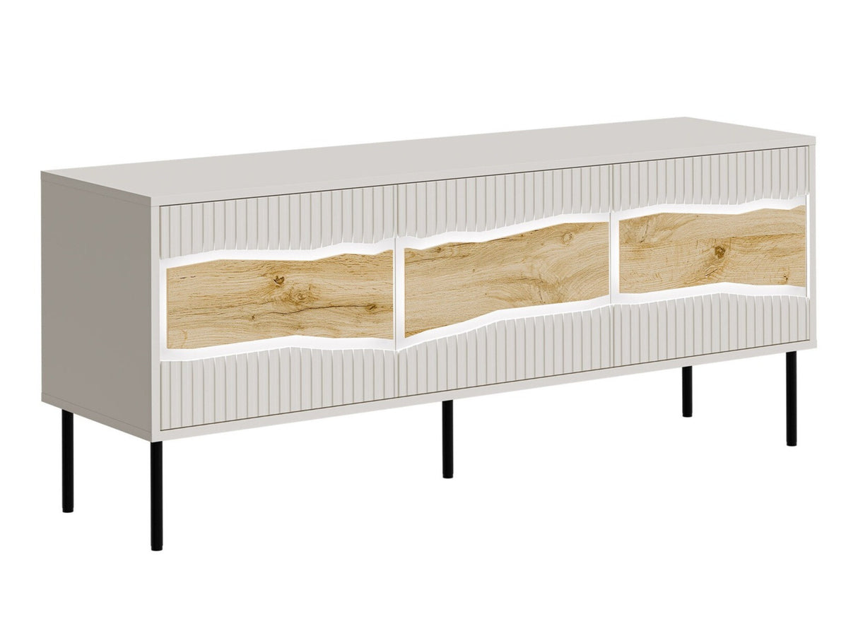 TV-állvány Szafka RTV INSERTO 150 3D (Wotan tölgy + Kasmír)