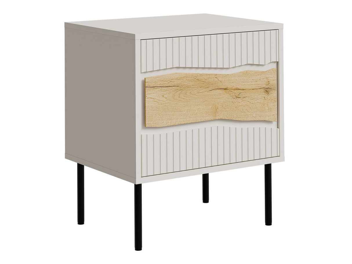 Éjjeliszekrény szett Szafka nemcna INSERTO 1D 2szt. (Wotan tölgy + Kasmír)