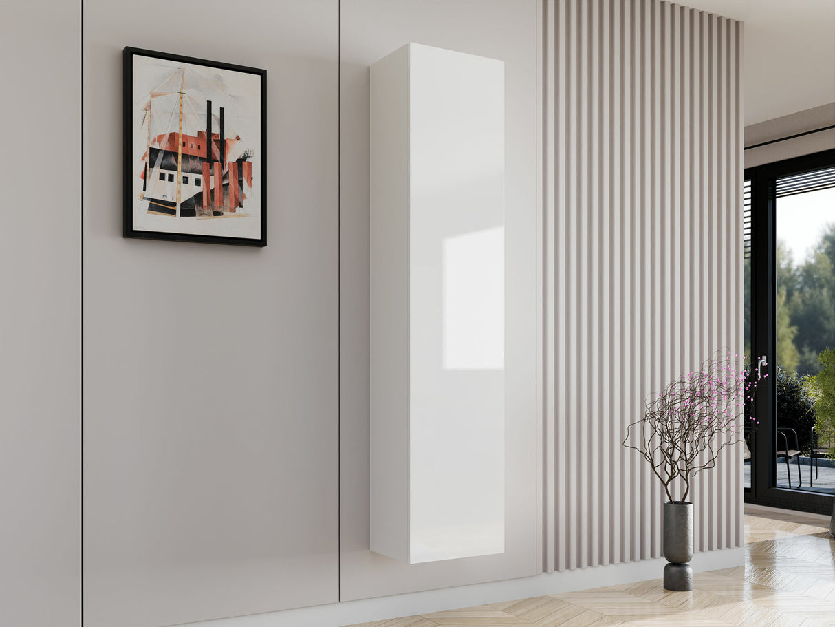 Polc Vigo 180 II (Zigo 180), Szín: Fehér + Fényes fehér