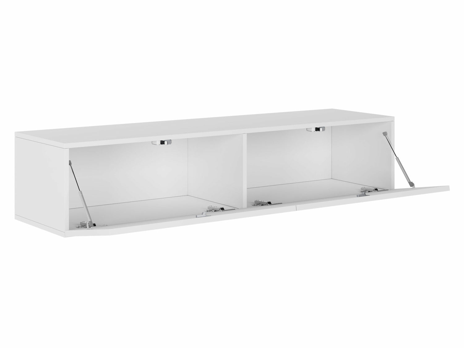 TV-állvány Vigo 140 (Zigo 140) II, Szín: Fehér + Fényes fehér