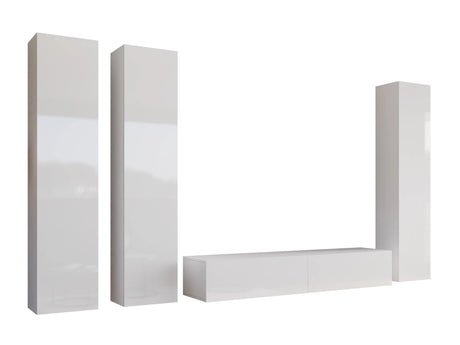 Nappali szett Vigo I (Zigo I), Szín: Fehér + Fényes fehér