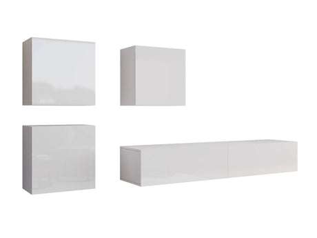 Nappali szett Vigo XXIII, Szín: Fehér + Fényes fehér