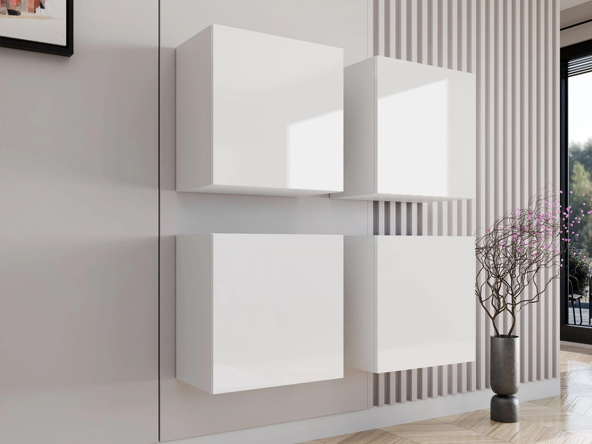 Konyhabútorok VIGO, Szín: Fehér + Fényes fehér