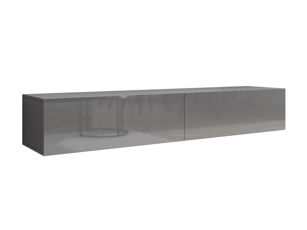 TV-állvány Vigo 180 (Zigo 180) II, Szín: Szürke + Fényes szürke