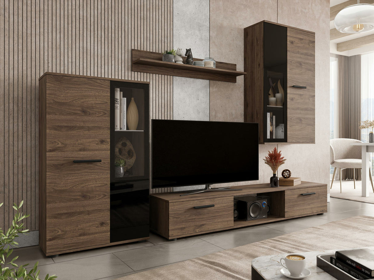 Nappali szett Salsa (Fiesta), Led világítás: Nem, Szín: Dió