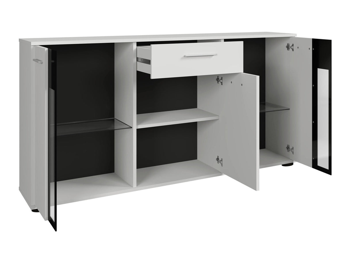 Komód Salsa II, Led világítás: Igen, Szín: Sonoma tölgy