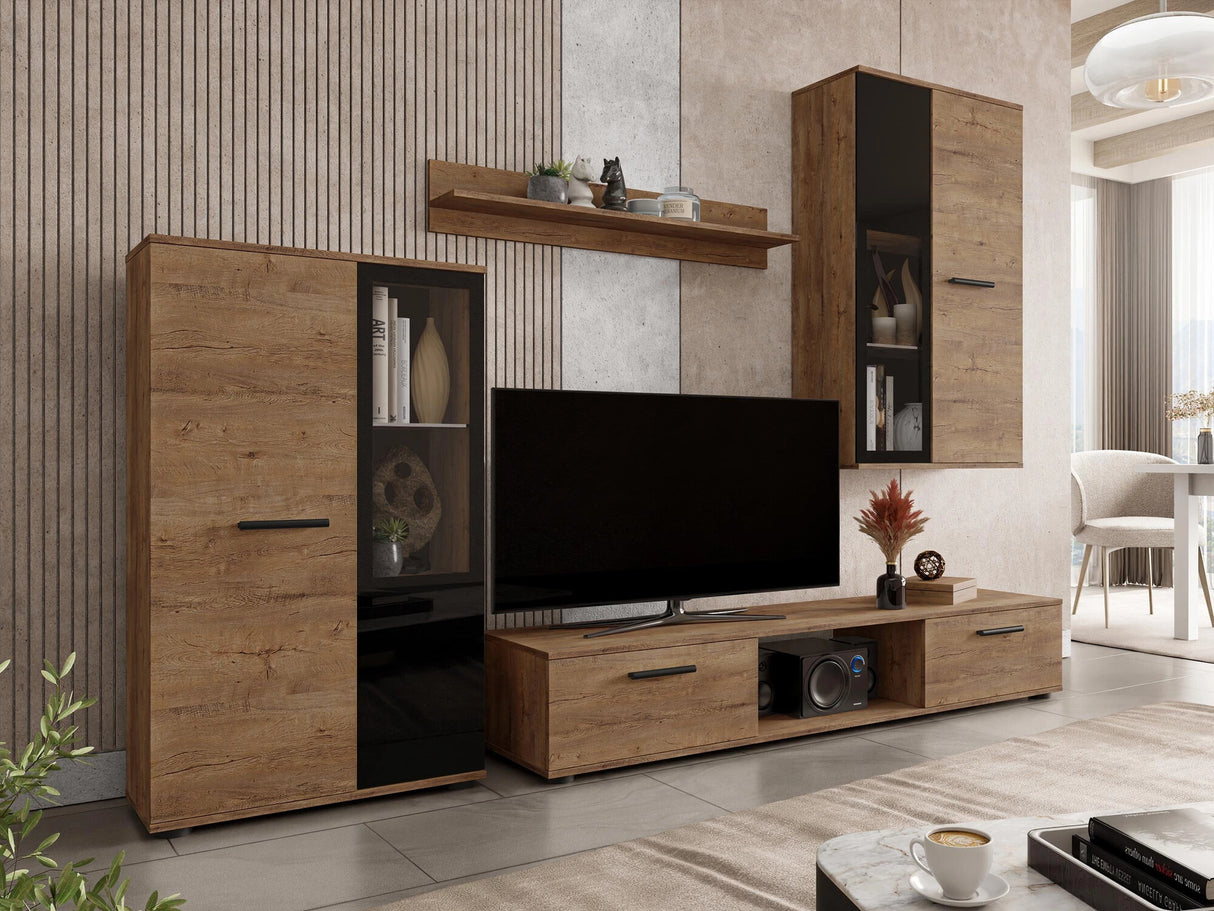 Komód Salsa, Led világítás: Nem, Szín: Lefkas tölgy