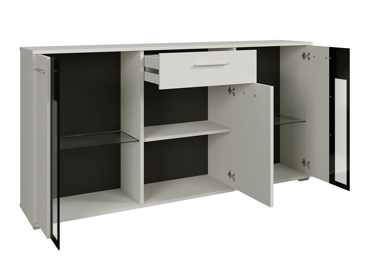 Komód Salsa, Led világítás: Nem, Szín: Artrisan tölgy + Fehér