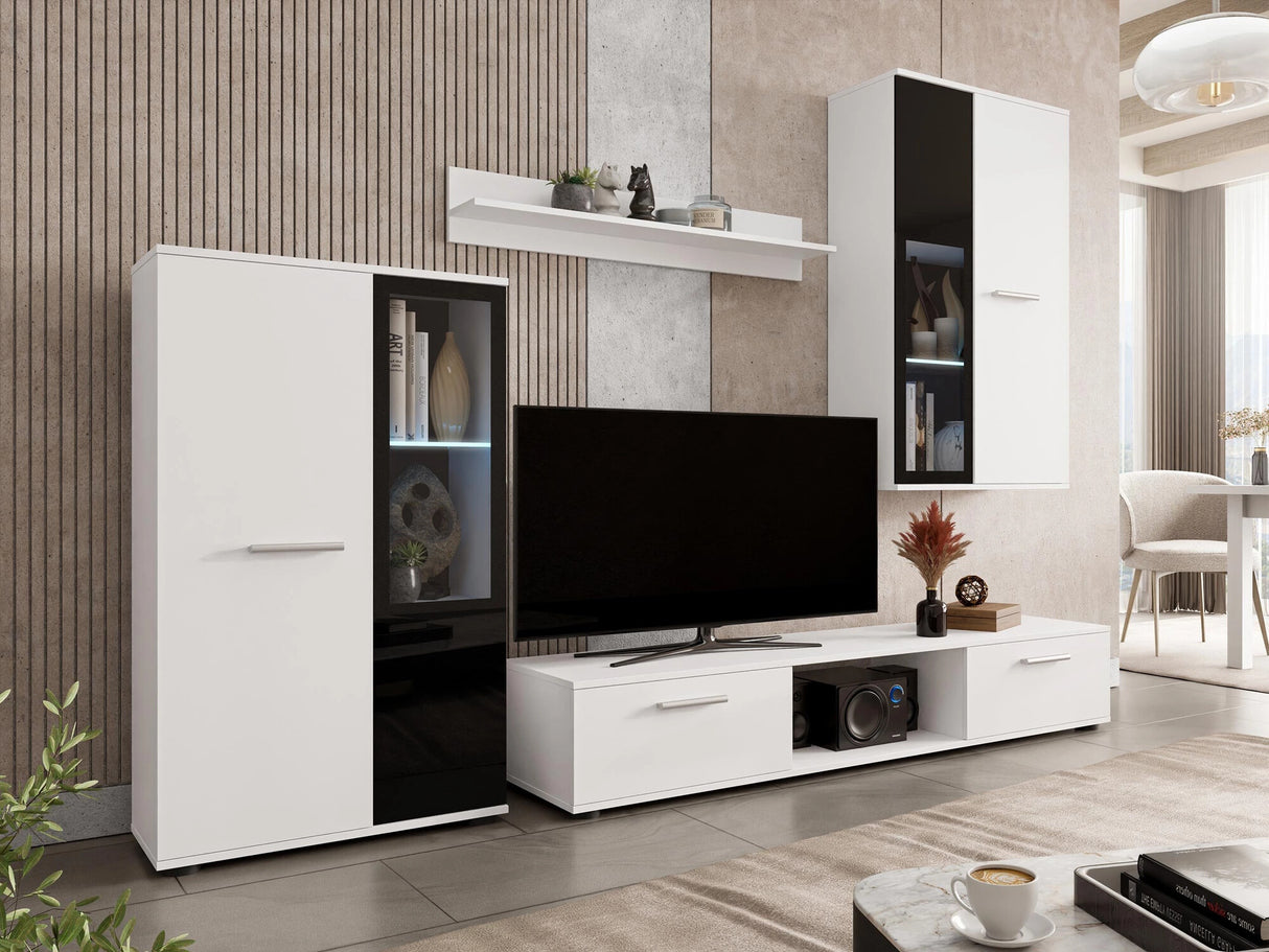 Nappali szett Salsa (Fiesta), Led világítás: Igen, Szín: Fehér