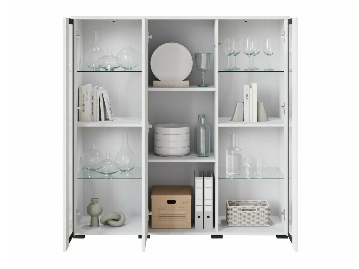 Szekrény CARO HB 120, Szín: Wotan tölgy, Led világítás: Nem