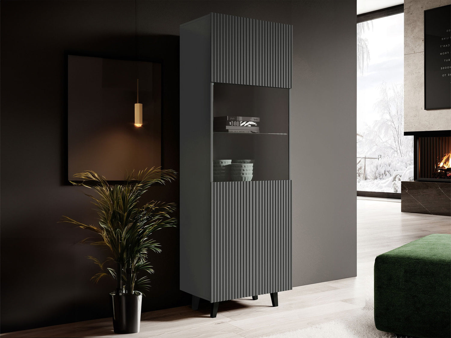 Könyvespolc VAMOS III (Tilderi), Szín: Antracit