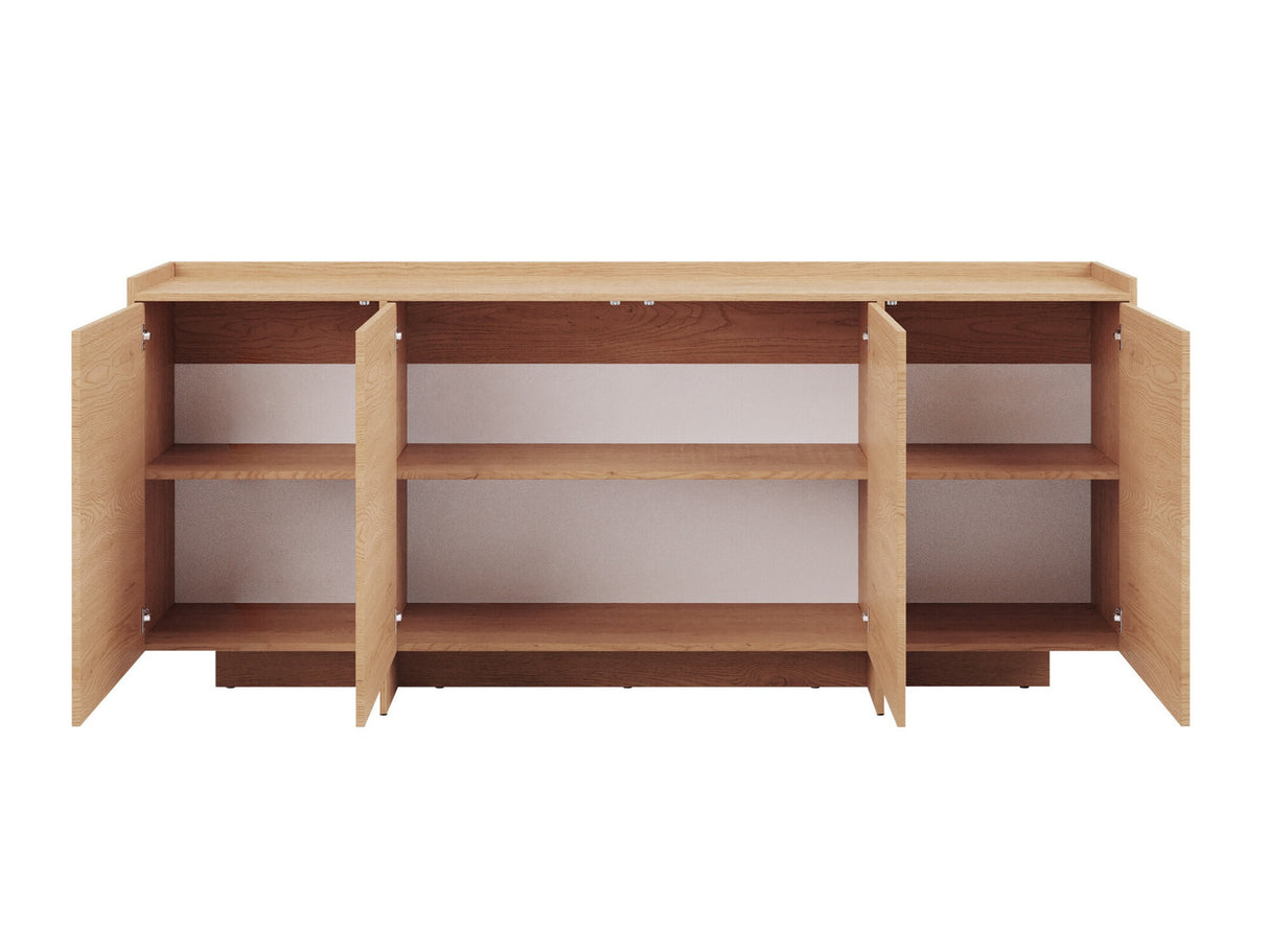 Szekrény JAPANDI K4D, Szín: Sötét tölgy