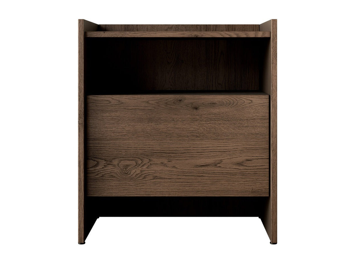 Éjjeliszekrény JAPANDI, Szín: Sötét tölgy