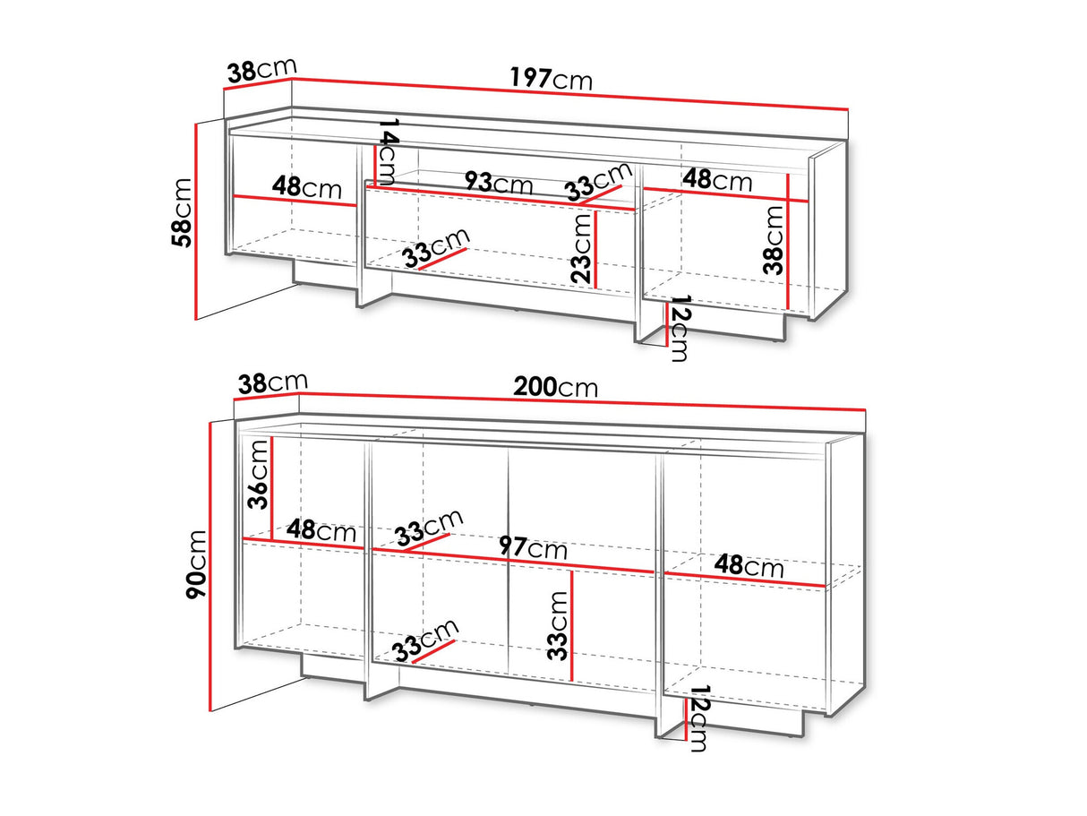 Nappali szett JAPANDI I, Szín: Tölgy