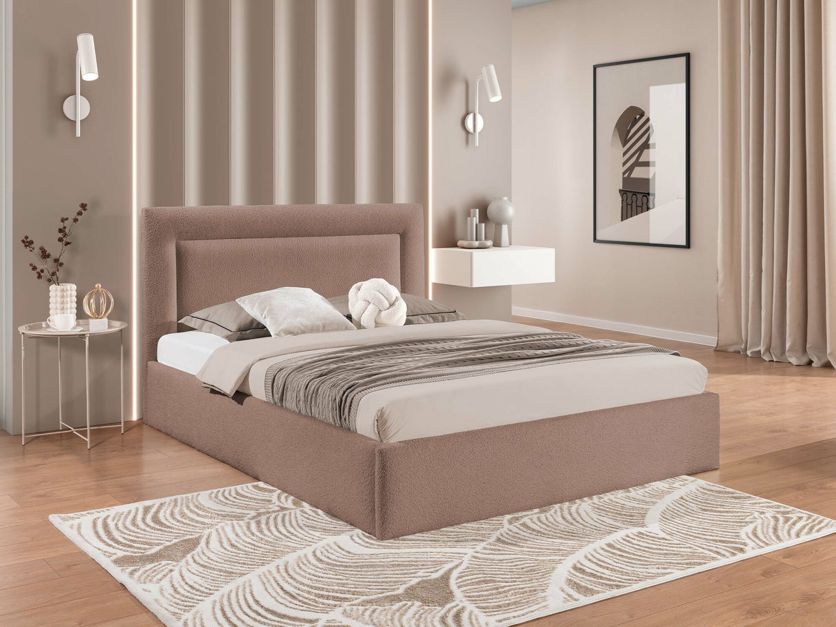 Ágy Łóżko tapicerowane DREAM, Szín: Coral 45, Alvó felület mérete: 180 x 200 cm