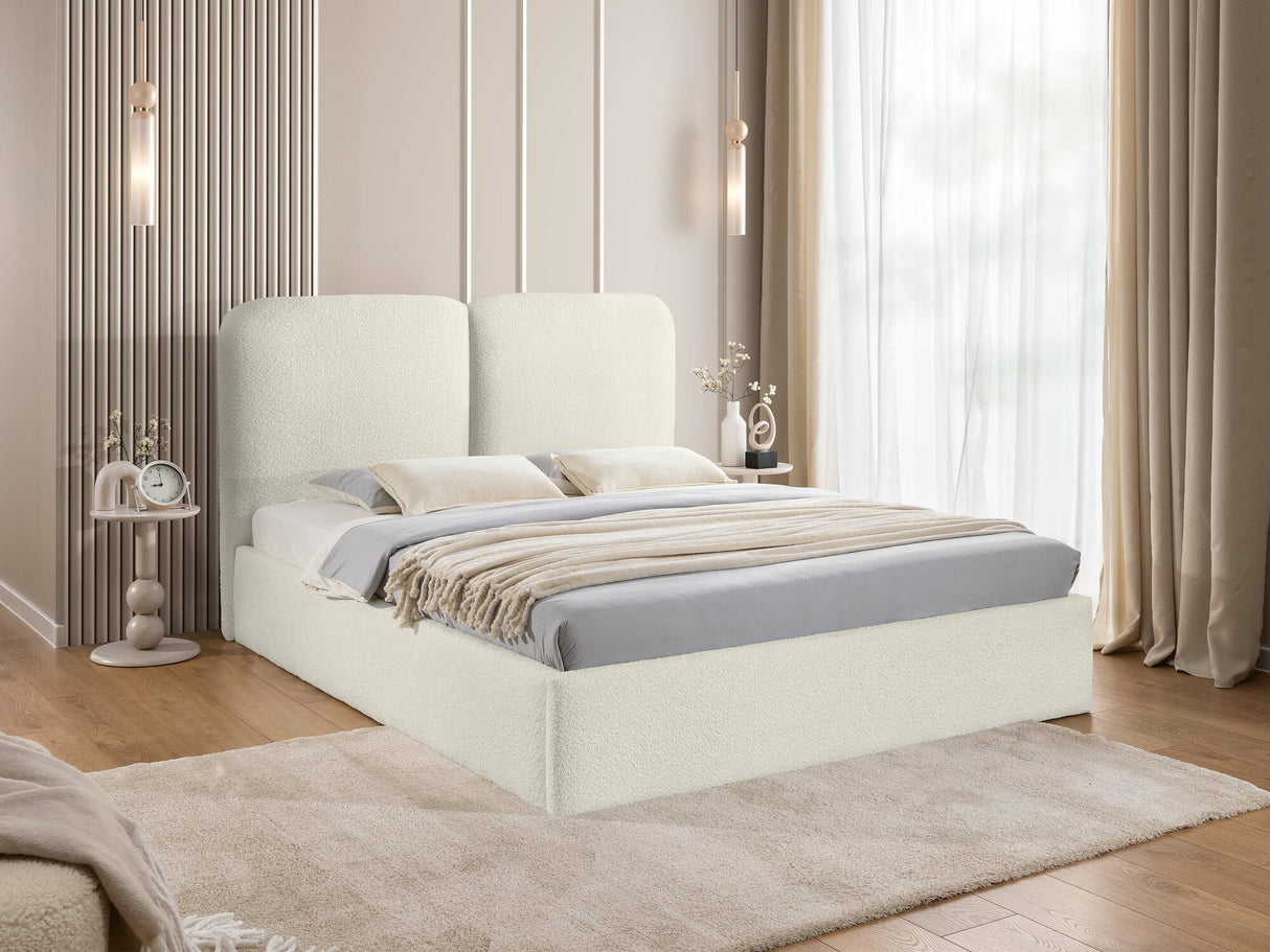 Ágy Łóżko tapicerowane HEAVEN, Szín: Coral 15, Alvó felület mérete: 160 x 200 cm