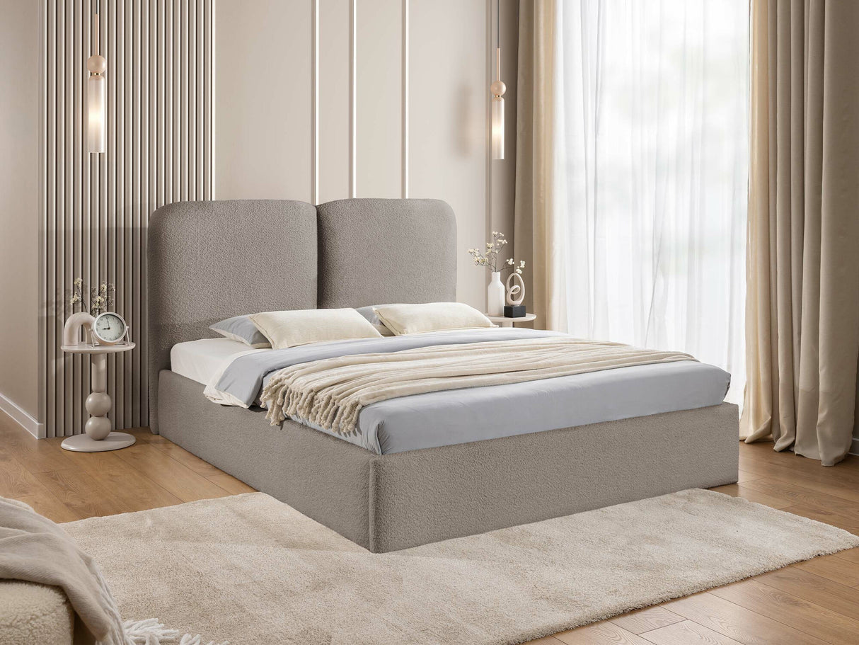 Ágy Łóżko tapicerowane HEAVEN, Szín: Coral 50, Alvó felület mérete: 160 x 200 cm