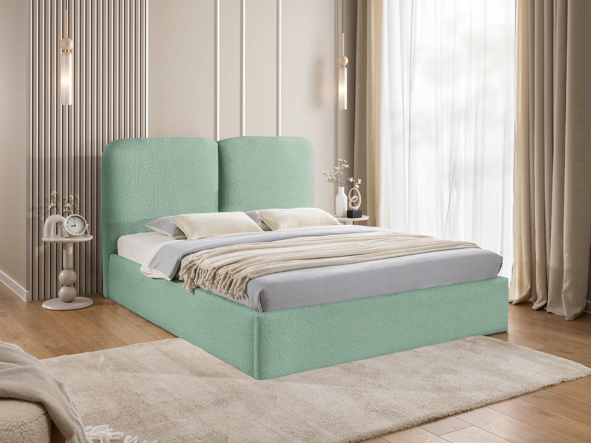 Ágy Łóżko tapicerowane HEAVEN, Szín: Coral 55, Alvó felület mérete: 160 x 200 cm