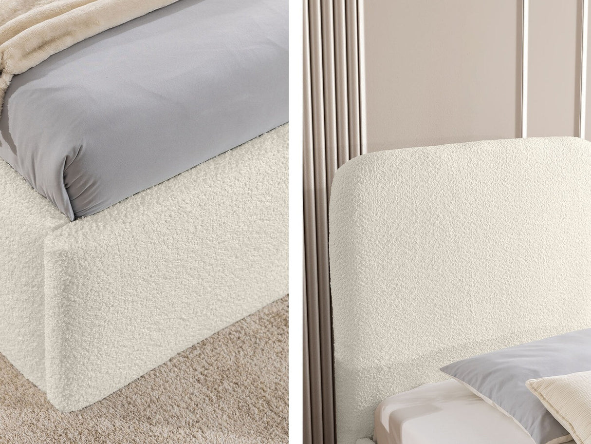 Ágy Łóżko tapicerowane HEAVEN, Szín: Coral 15, Alvó felület mérete: 160 x 200 cm