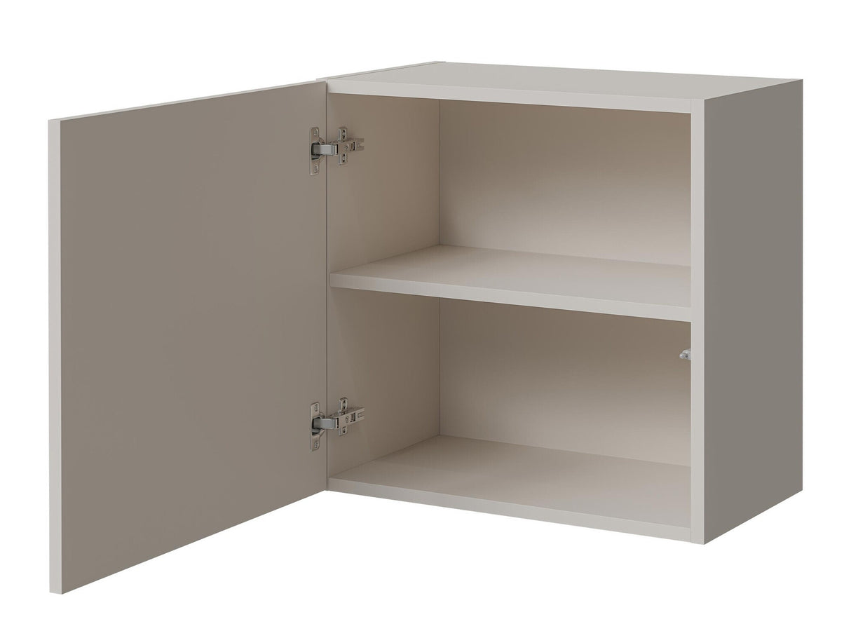 Fali szekrény Witryna kwadrat dekor CAPITAL Czarny/Dąb wotan/Czarny (Fekete + Wotan tölgy)