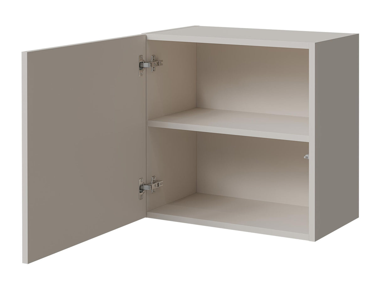 Fali szekrény Witryna kwadrat dekor CAPITAL Czarny (Fekete)