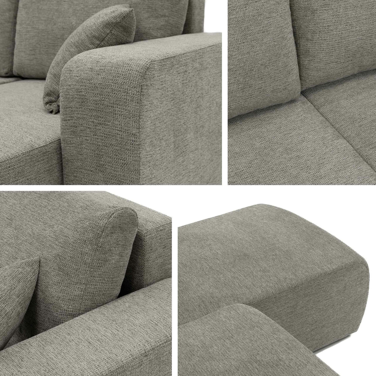 Sarokkanapé Narożnik PIANO U, Szín: Lima 50