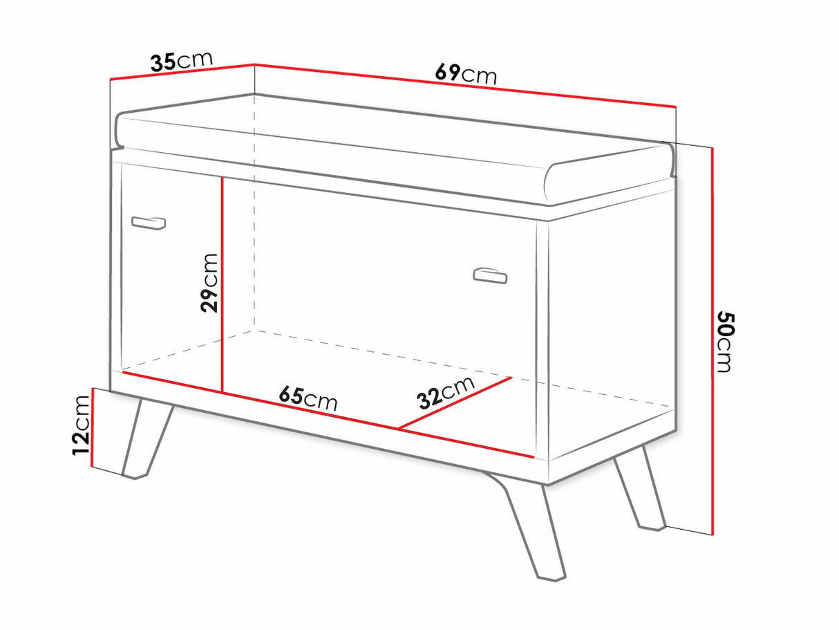 Cipőtároló FALCO IV.F. (Tunbergia TN04)