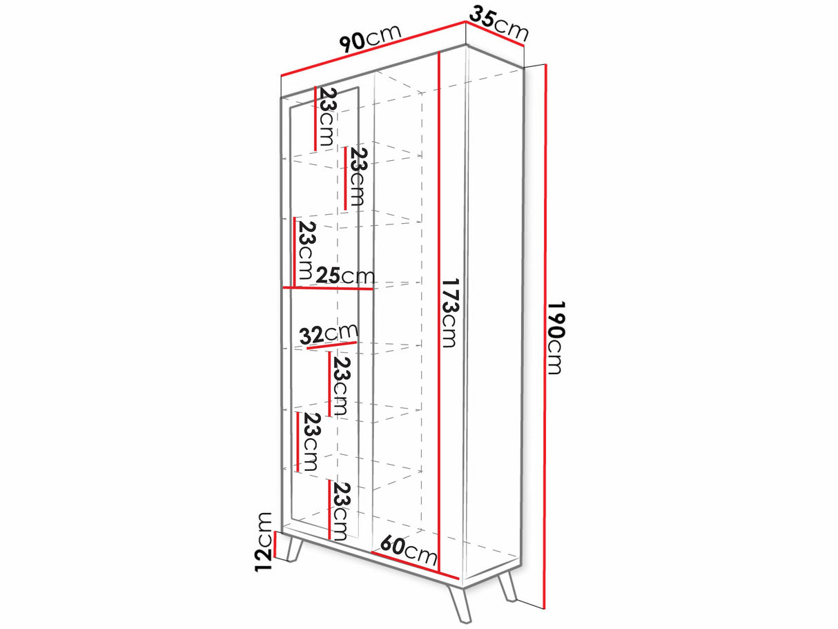 Gardróbszekrény FALCO V.F. (Tunbergia TN05)