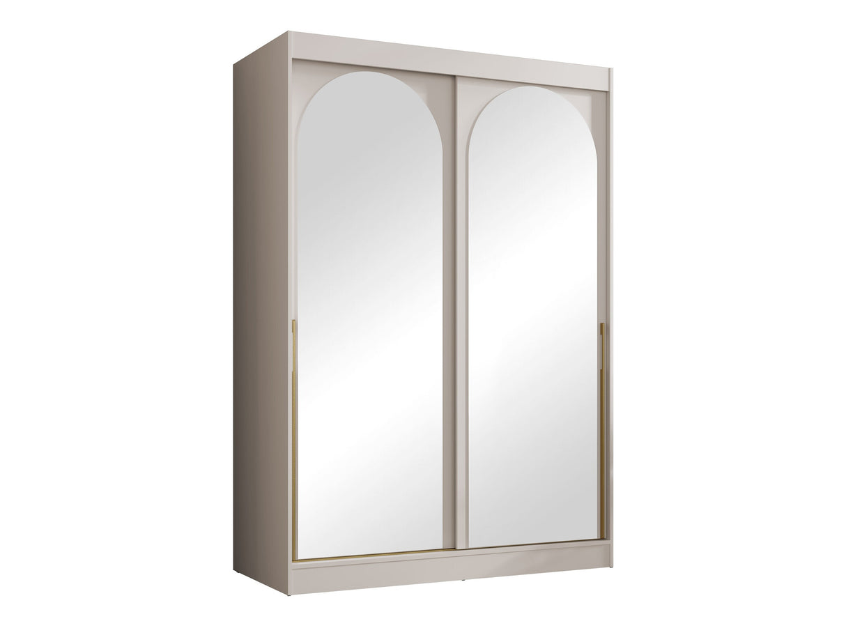 Gardróbszekrény Szafa przesuwna MODIN 150, Szín: Kasmír, Fogantyú színe: Aranysárga