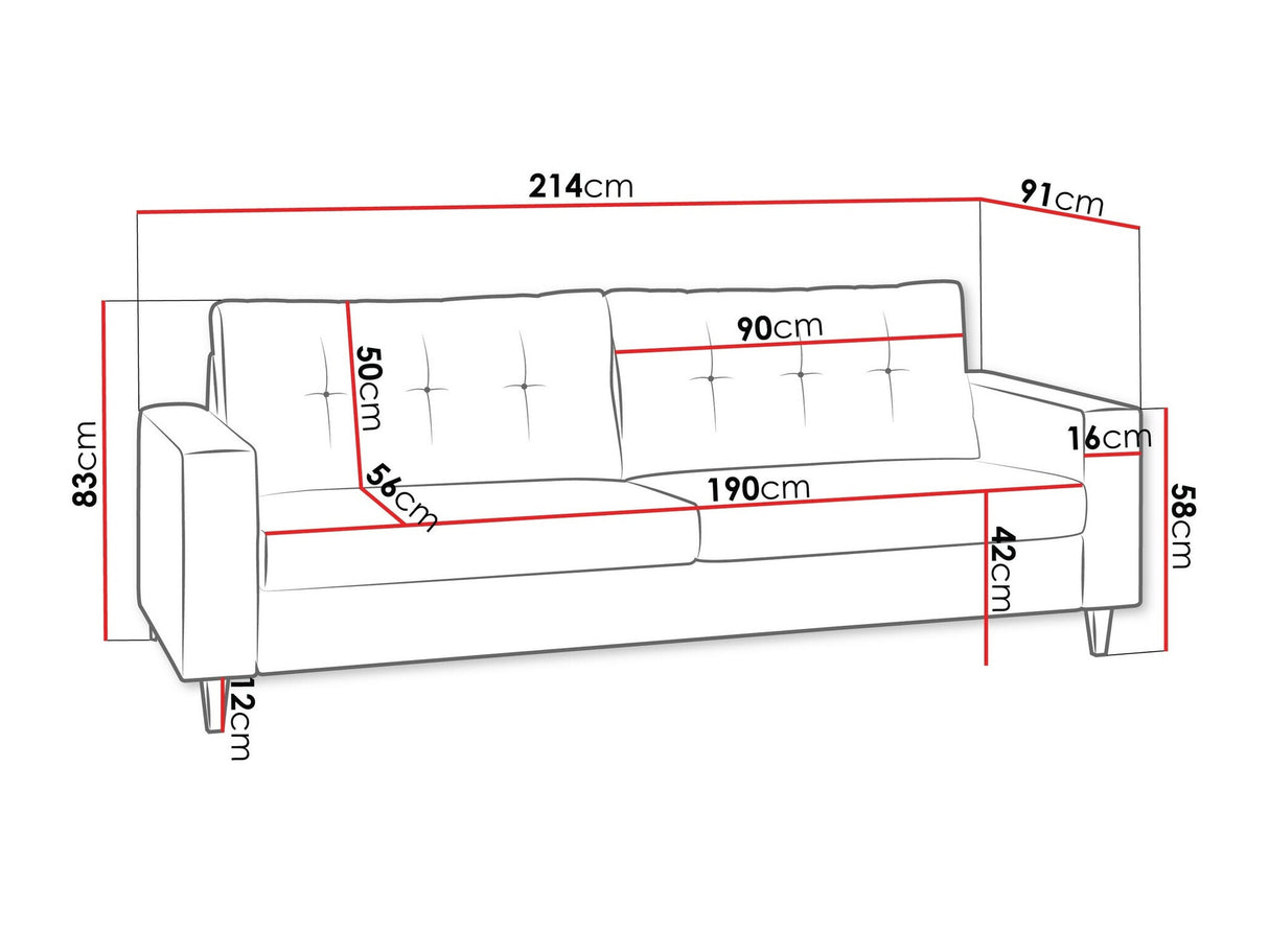 Kanapé Mist (Ensit 3)