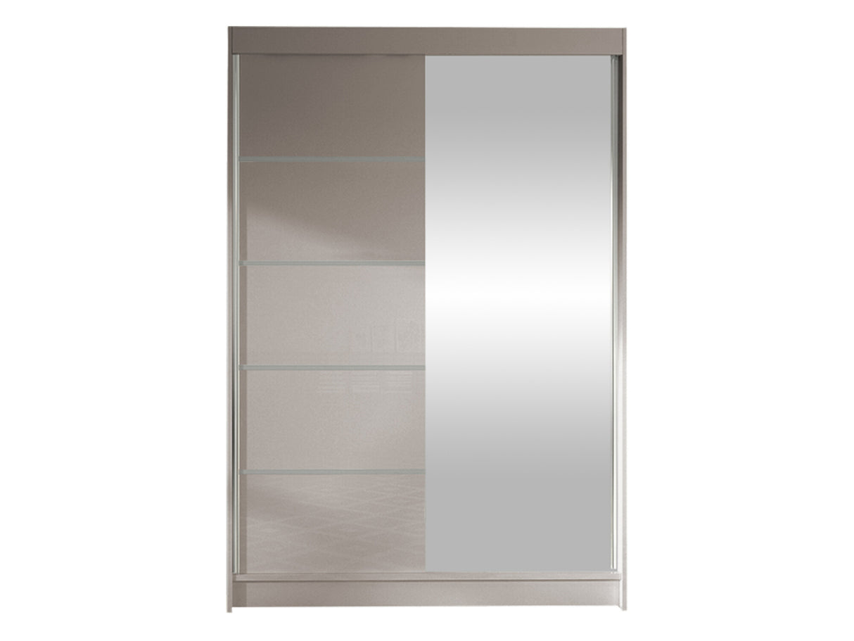 Gardróbszekrény Linem III (Parys III), Szín: Kasmír, Led világítás: Nem