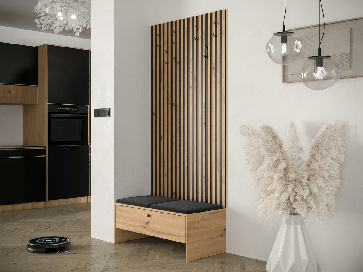 Előszoba garnitúra Balma IV (Esmoltis), Szín: Artisan tölgy + Manila 18