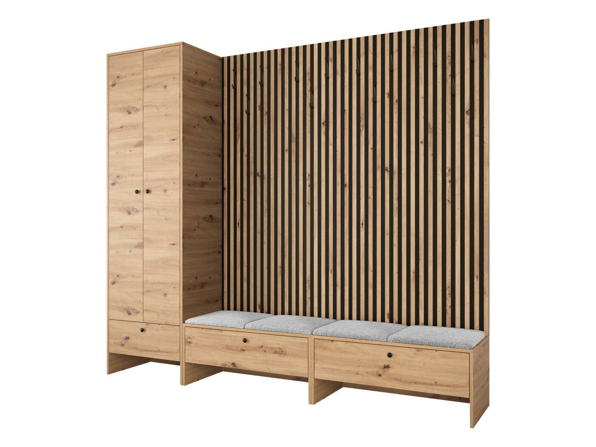 Előszoba garnitúra Garderoba BALMA VI, Szín: Artisan tölgy + Abriamo 6