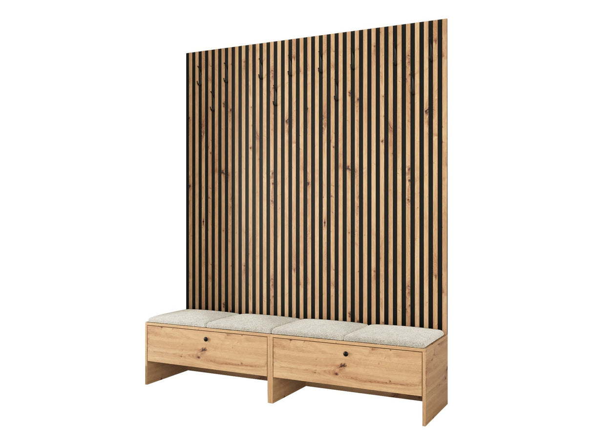 Előszoba garnitúra Garderoba BALMA V, Szín: Artisan tölgy + Abriamo 3