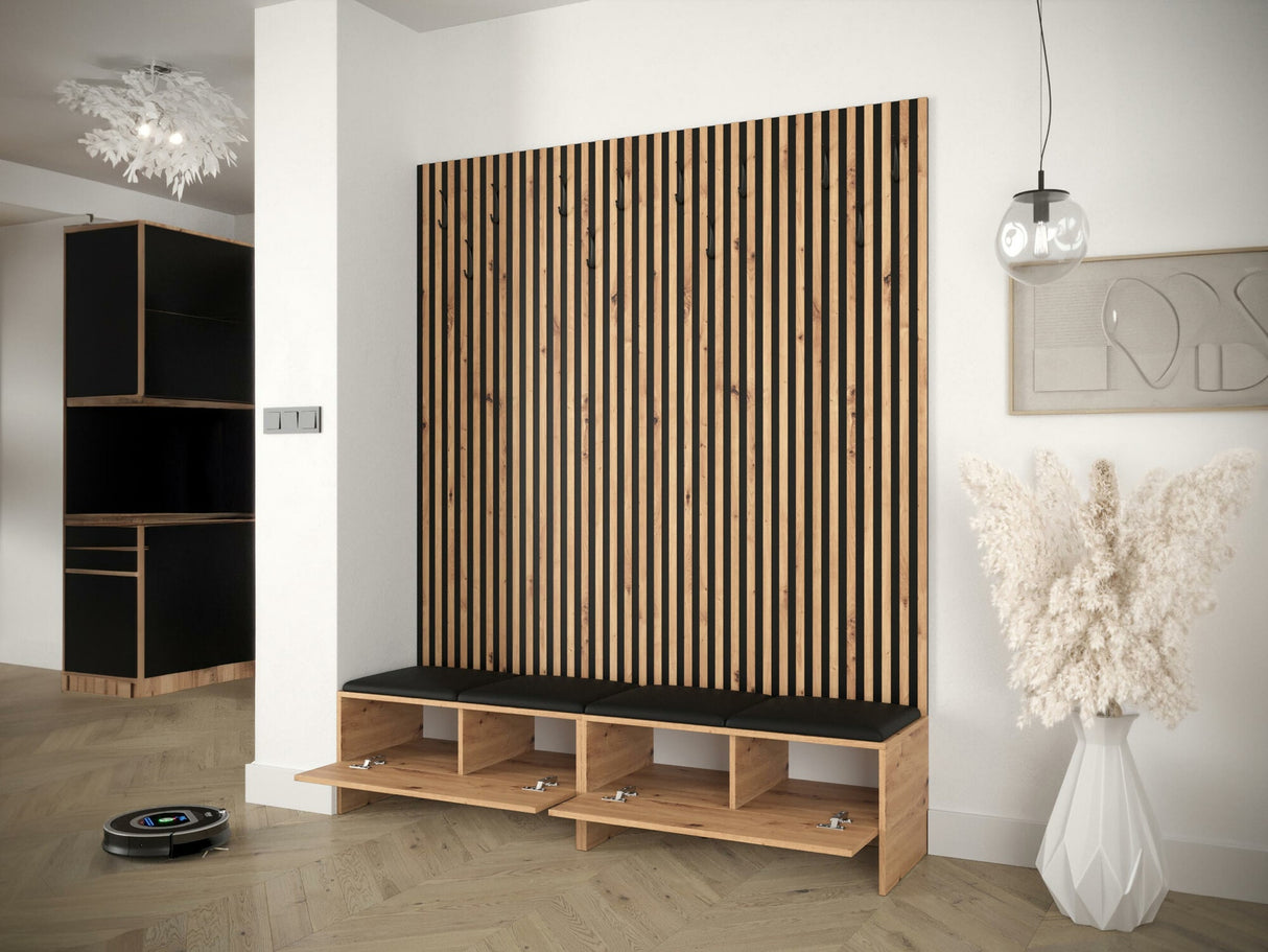 Előszoba garnitúra Garderoba BALMA V, Szín: Artisan tölgy + Abriamo 3