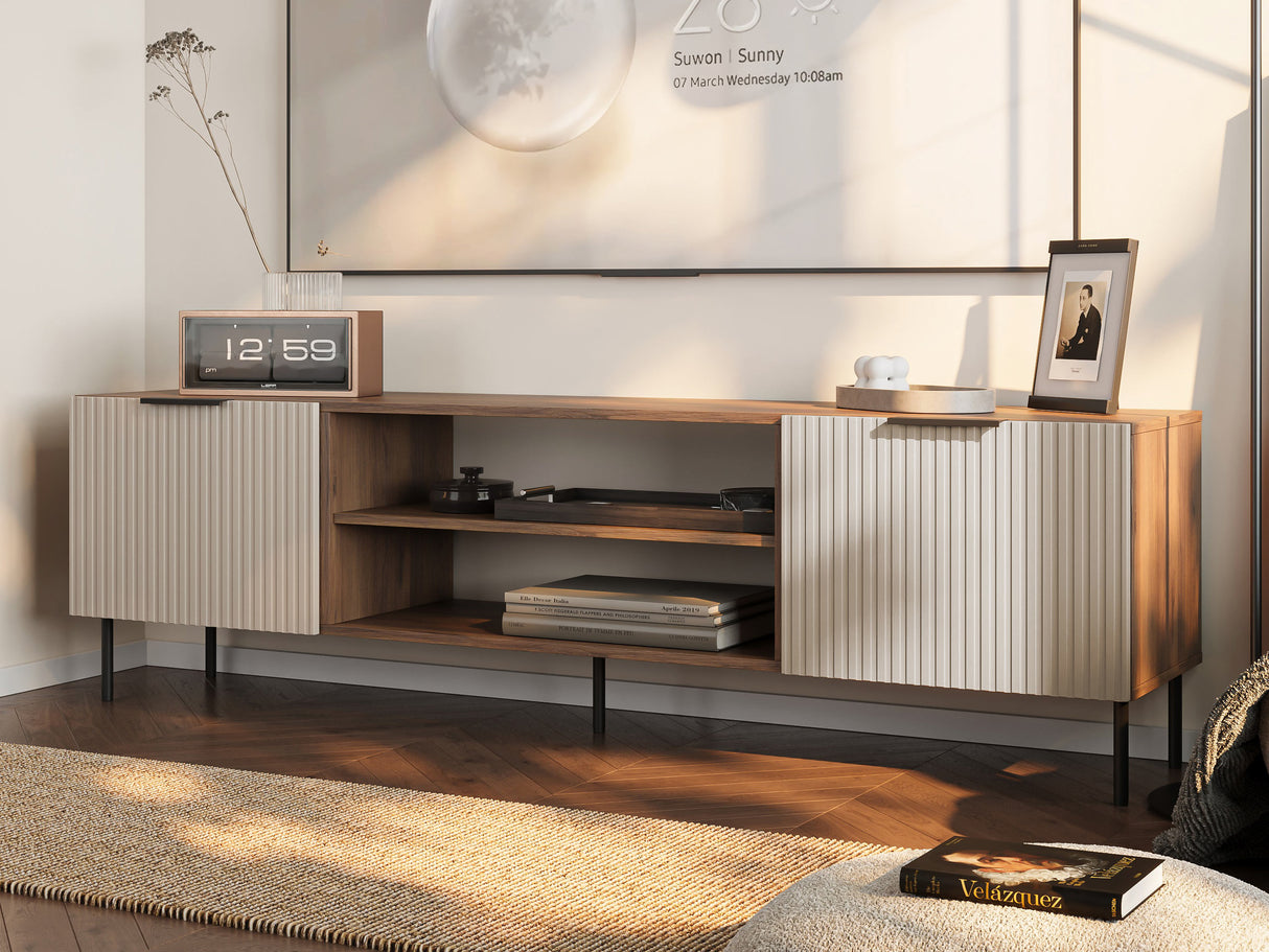 TV-állvány Szafka RTV ALMERA 180 typ 6 Orzech Warmia/Kaszmir