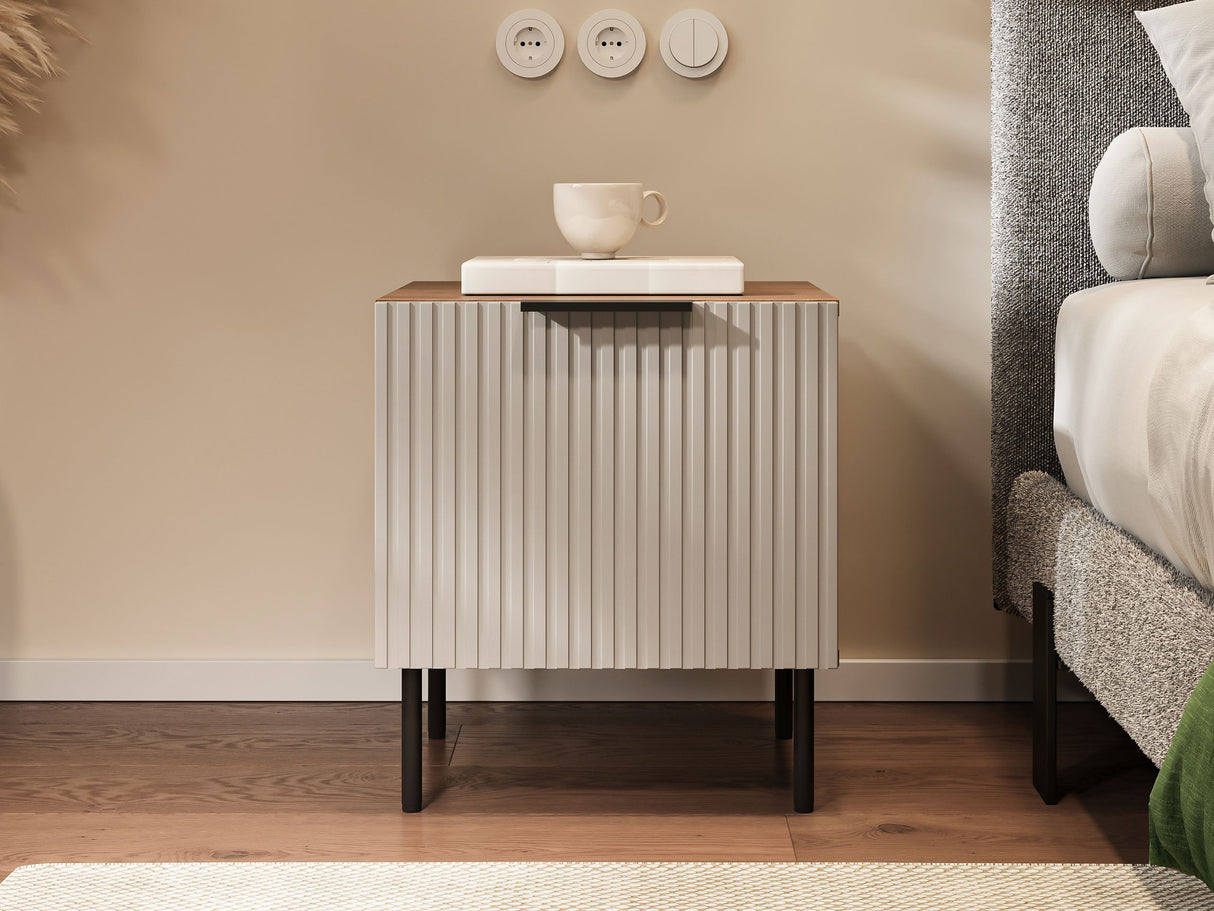 Éjjeliszekrény szett Szafka nemcna ALMERA typ 7 2szt. Orzech Warmia/Kaszmir