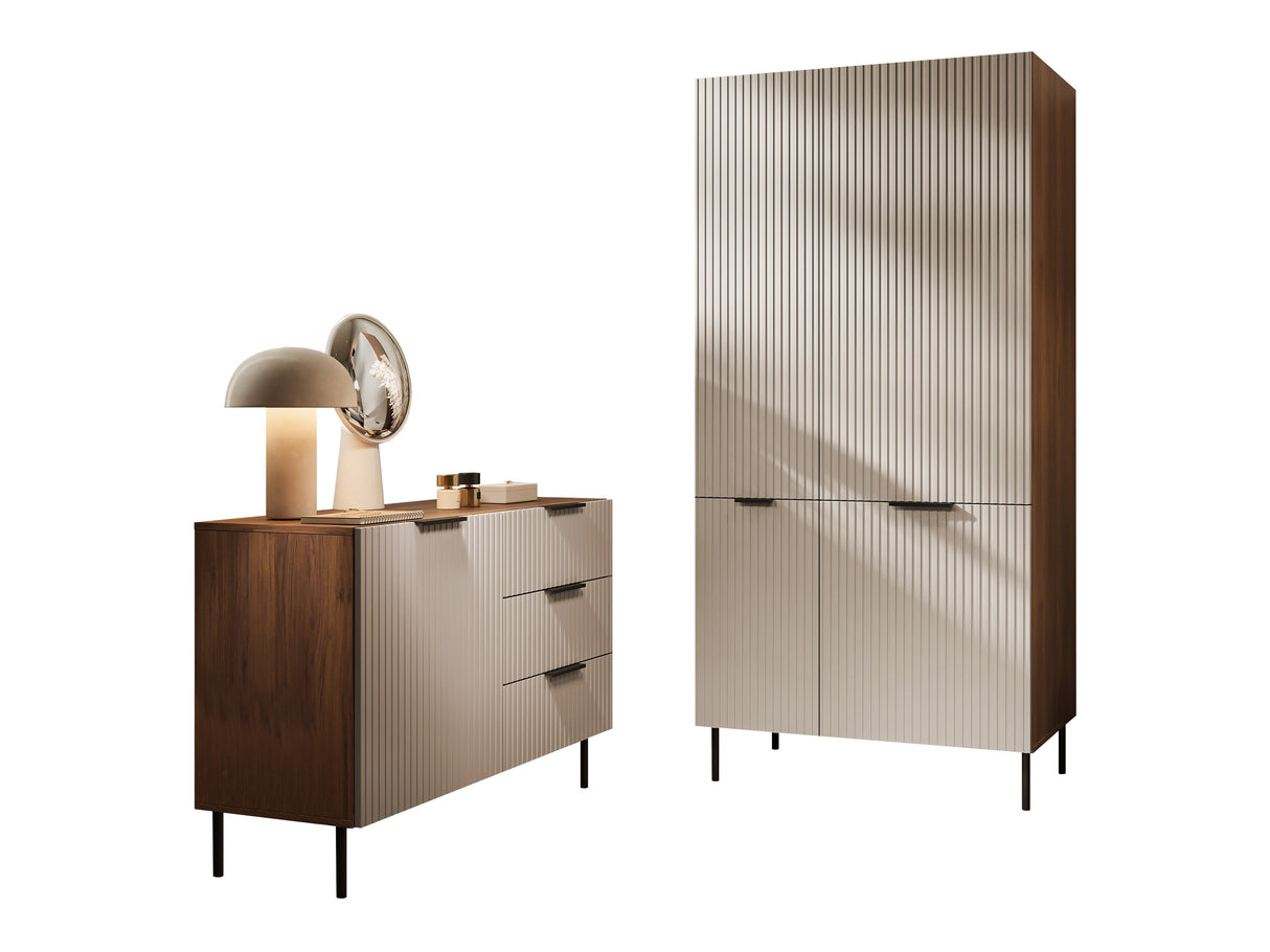 Nappali szett Meble ALMERA III Orzech Warmia/Kaszmir