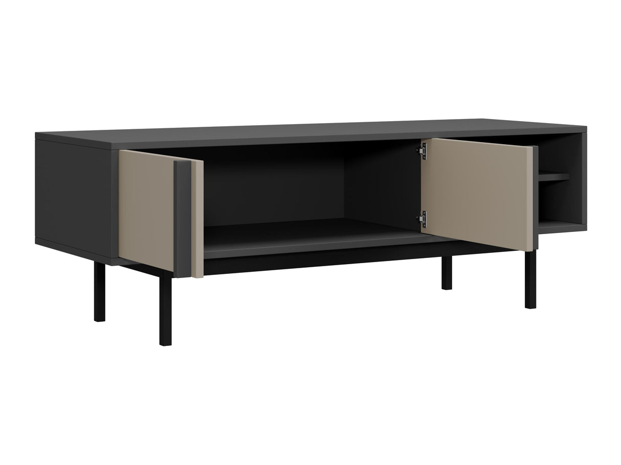 TV-állvány Szafka RTV mała 2D ALSY REG 10 Antracyt/Beż Jasny (Beige)